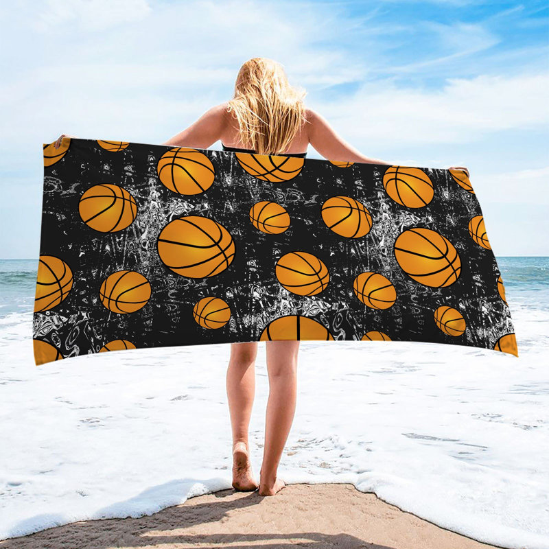 Microfibre serviette de plage super colorée serviette de plage anti-sable serviette polyvalente pour piscine de voyage 30 x 60 pouces