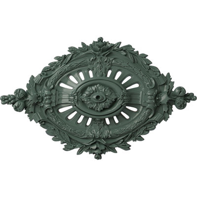 35 médaillon de plafond Antonio l 7 7/8 po x H 22 1/2 po x P 4 3/8 po