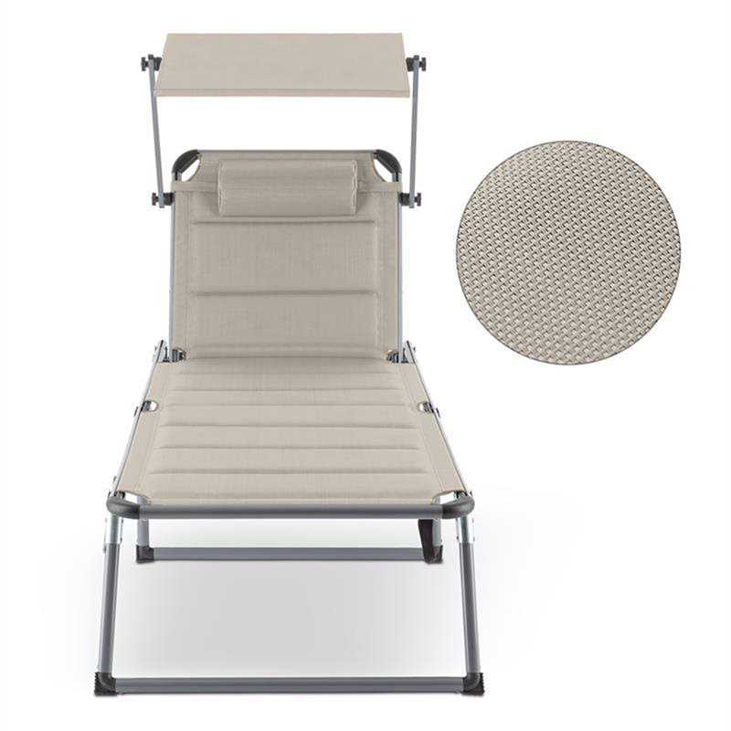 Folding Beach Chair, Beige