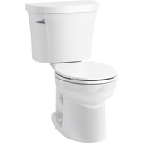 Kingston 1.28 GPF (Water Efficient) Round Two-Piece Toilet (Seat Not Included)