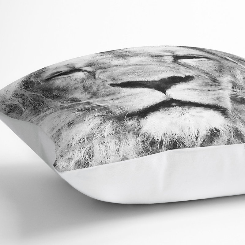 Square Throw Cushion, White, 40cm H x 40cm W x 15cm D