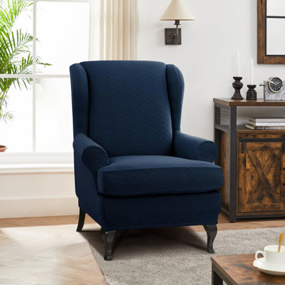 T-Cushion Wingback Slipcover