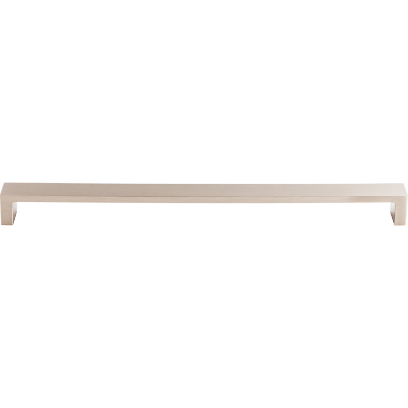 Modern Metro Bar Pull, 12" Center to Center, Brushed Satin Nickel