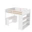 Lit mezzanine double pour enfants Rondae-1663489001