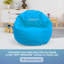 Fauteuil à billes monogramme en coton | Rempli de billes de polystyrène et de mousse CertiPUR | Parfait pour les adolescents et les adultes-93819415-93819399-119880312