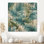 Easthampton - Art mural floral sur bois de pin naturel