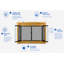 Porte vitrée de style armoire en or mat Chadwick-1877912609-1877872229