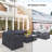 Brandtley Outdoor Metal Sofa Seating Group Cover