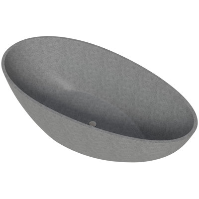 72'' x 35.4'' Soaking Stone Bathtub