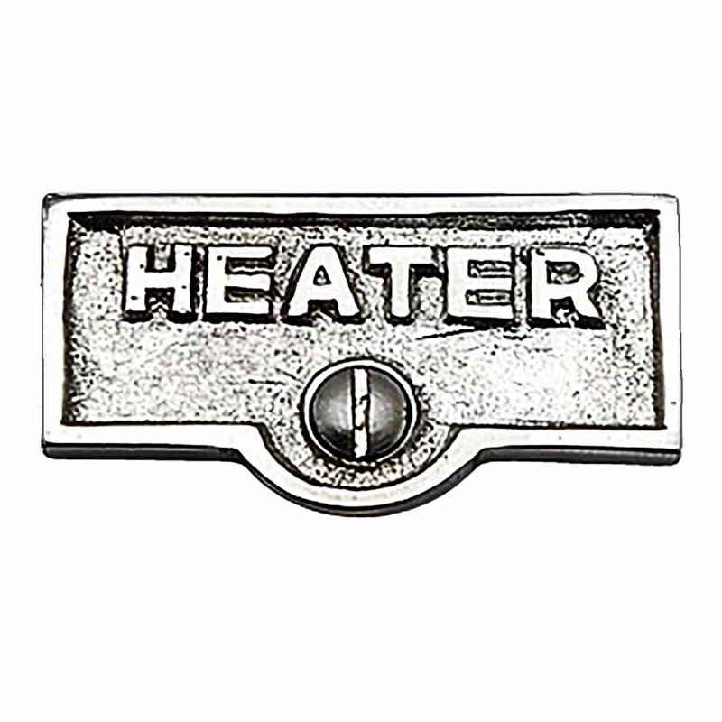 Heater Name Signs Labels Switch Plate Tag
