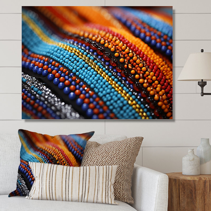 Tribus d'Afrique, perles de Samburi I - tribus d'Afrique, impressions sur toile, Toile tendue, H 34 po x l 44 po x P 1,5 po