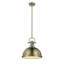 Calico 1-Light Dimmable Steel Dome Pendant with Adjustable Height-595977829-595977849