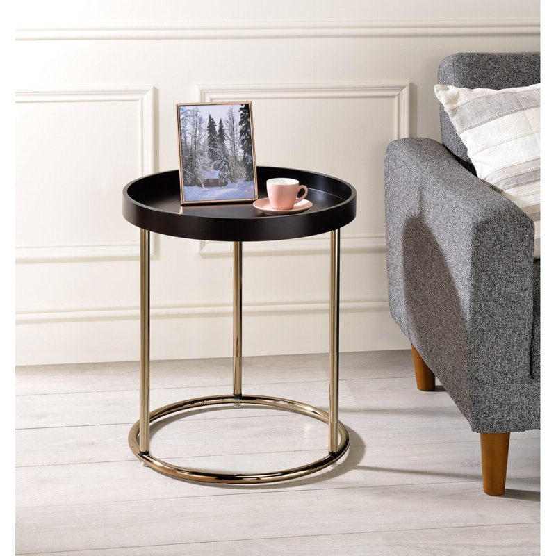 Table d'appoint 21,75 po Edie, Brun