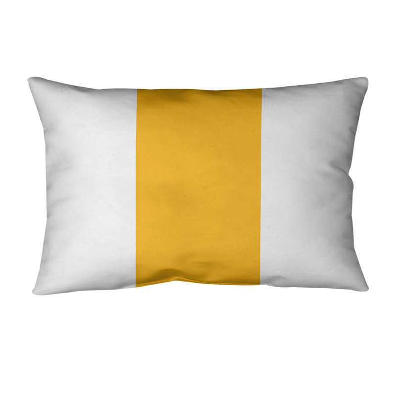 Housse de coussin lombaire Atlanta, Pittsburgh, Jaune/gris