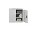 Hilliard Metal Storage Cabinet with Lock, 2 Doors,  1 Shelf Storage Cupboard for Files, Tools-35991058-35991060