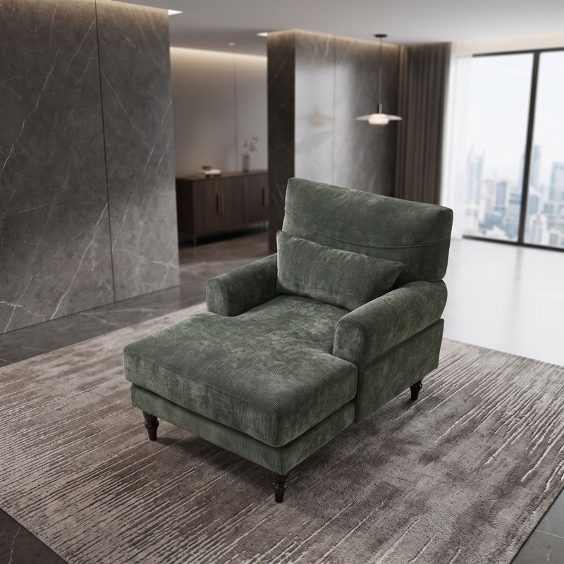 Fauteuil inclinable intérieur moderne rembourré, Vert