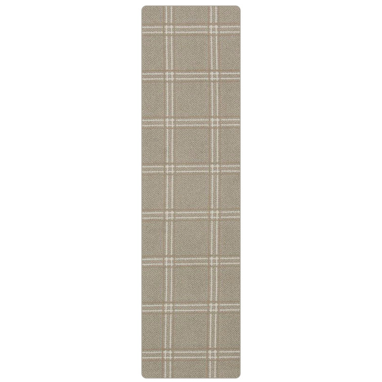 Imagine Pane Plaid Lambswool Area Rug