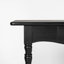 Spindle Console Table - Black