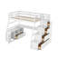 Lit mezzanine avec bureau, 7 tiroirs et 2 tablettes-734627764-734627765