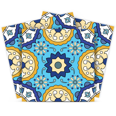 Carreau de mosaïque auto-adhésif en vinyle 7 po x 7 po