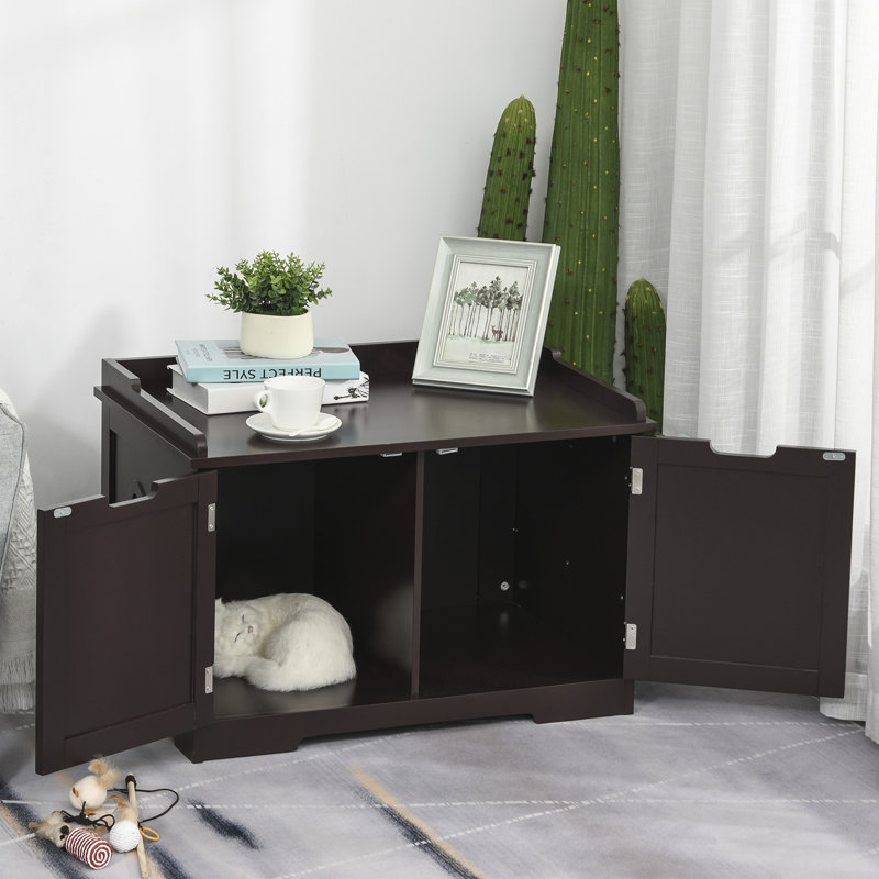 Enceinte de litière Mingo, Brun