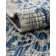 Tapis oriental bleu / gris Cowell