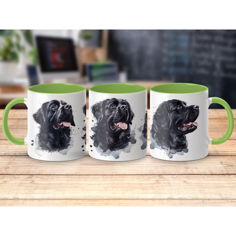 Ceramic Coffee Mug, 1, Light Green