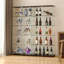 Vitrine 72 po en verre, 5 tablettes, double porte avec serrure - standard