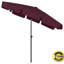 Mathias 200 cm W X 125 cm D Rectangular Beach Parasol with Manual Lift-885308860