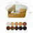 Modern Coffee Table with 100% Tempered Glass Top & 100% Pine Solid Wood Frame, 29.5 x 13.8 x 29.5 inches | Elegant Oak & Transparent Finish | Perfect for Living Room, Stylish Design & Durable Construction-198439041-198439039