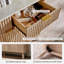 Commode 7 tiroirs cannelée avec commode en marbre naturel-1640112432
