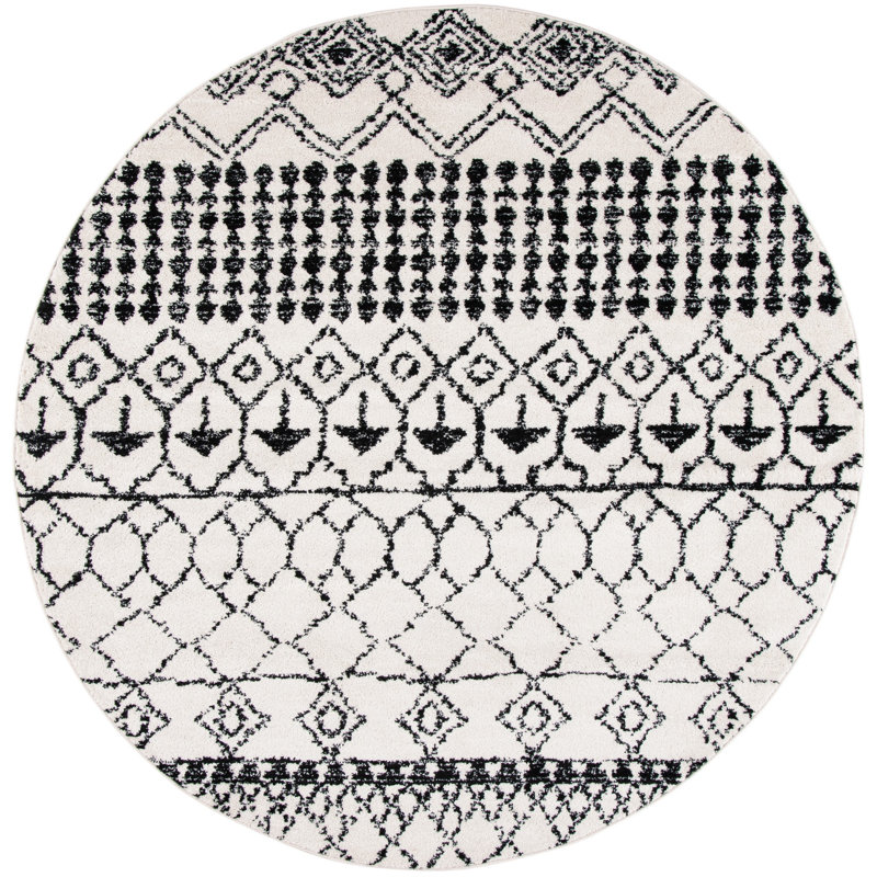 Cobos Performance Geometric Rug, Round 6'7"