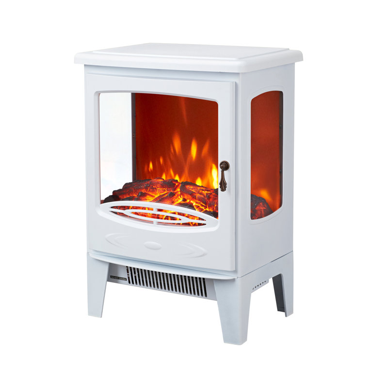 Allanah Marlow Home Co. 39cm W Electric Fireplace, White