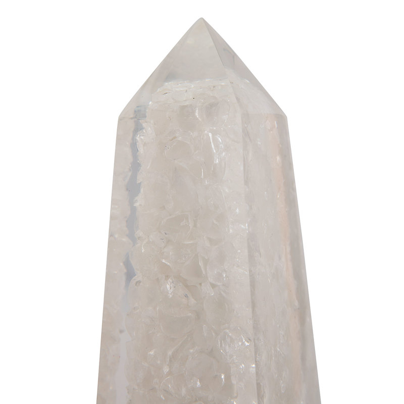 Stoneridge Abstract Decorative Object, White