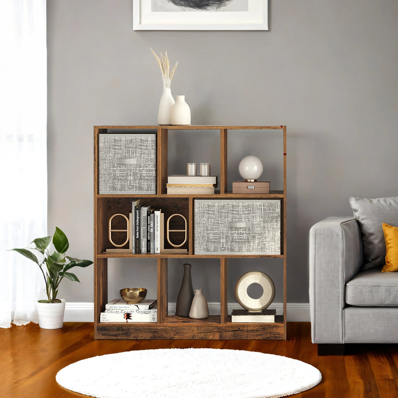 Cherey Bookcase, Rustic Brown