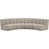 Tissu brun bouclé