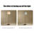 French Retro-Style Black Walnut, Brass & Silk Floor Lamp