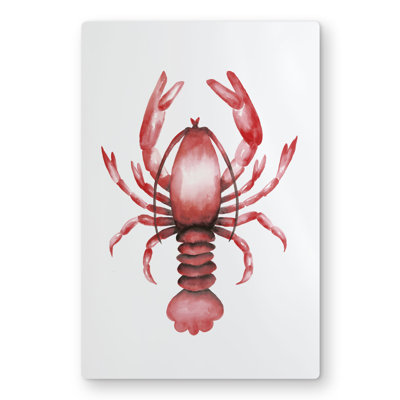 Lobster - Marine Red Metal Print for Stunning Home Decor