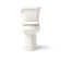 Highline™ 1.28 GPF (Water Efficient) Elongated Two-Piece Toilet with a High-Efficiency Flush (Seat Not Included)