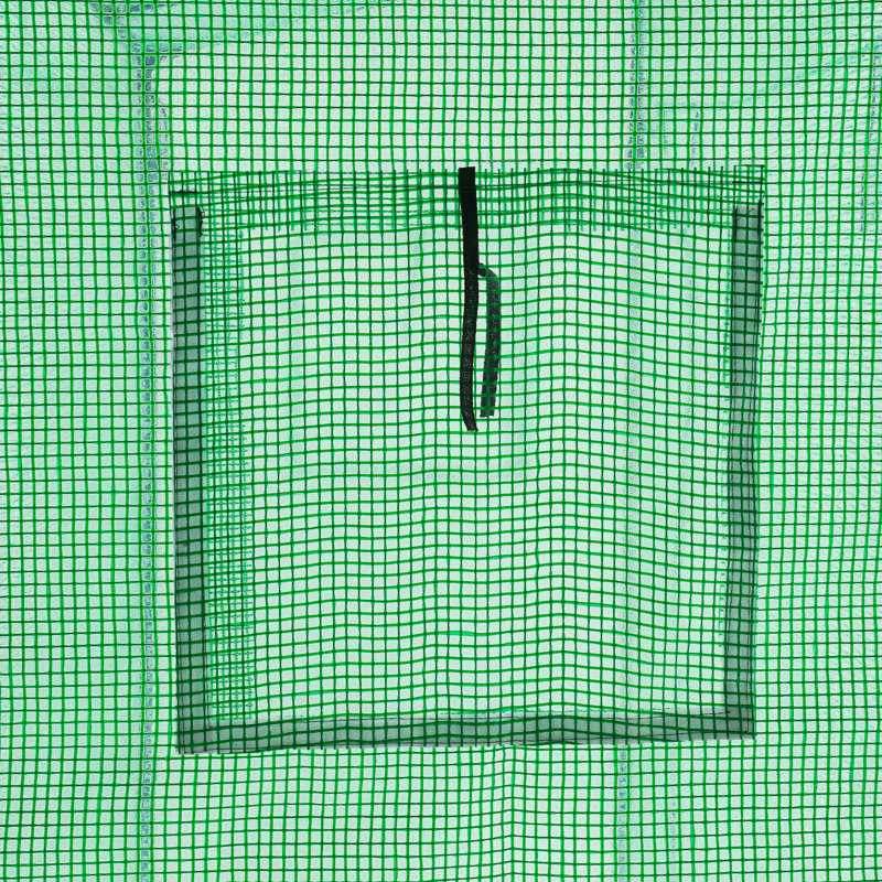 66.9X78.4X30.3” Green House Kit With Window, Green
