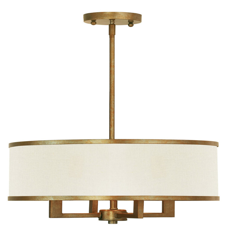 4 - Light Drum Chandelier