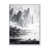 Toile avec cadre flottant blanc