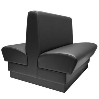 Olympic Style, Double Sided Restaurant Booth Seating - Plain Back Design,