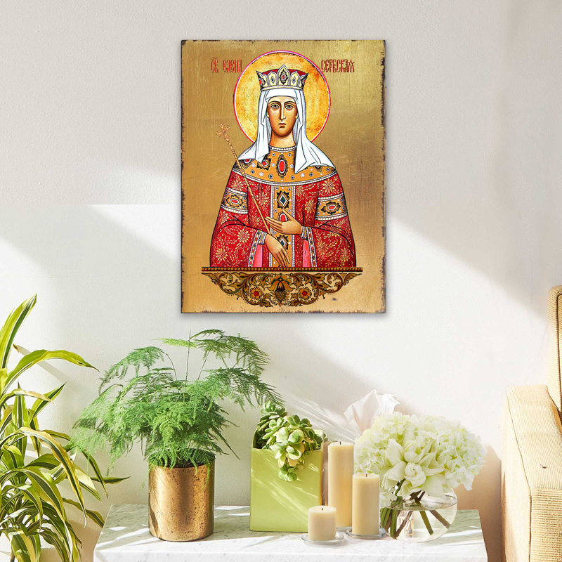 " Saint Elena " by G.DeBrekht Painting Print, 8" H x 6" W x 1.5" D