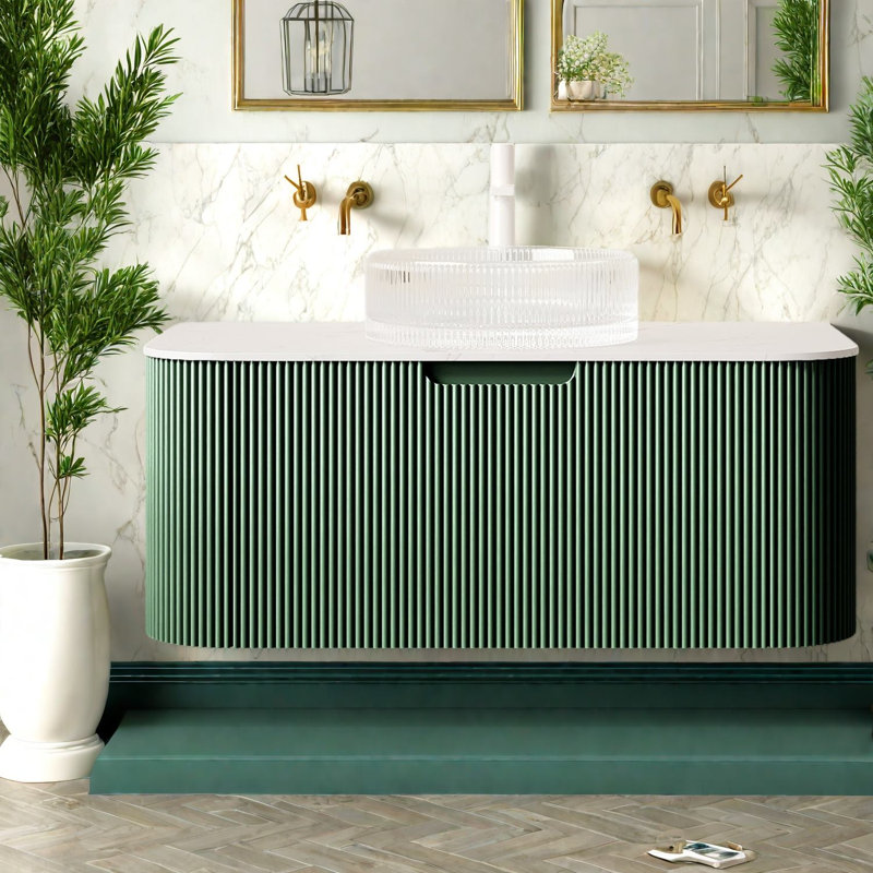 Meubles-lavabos modernes (doit inclure le meuble-lavabo et le lavabo), baignoire de rangement en contreplaqué de 36 pouces