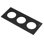 Ruvati Black Composite Platform for 3 Bowl Condiment Tray Ruvati Workstation Serving Board