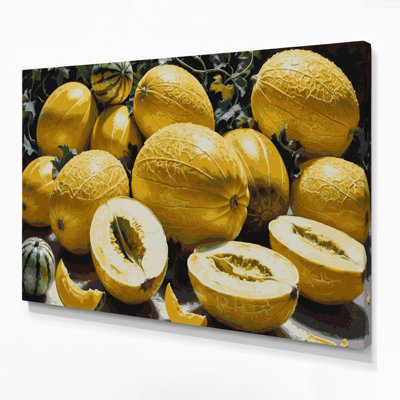 «Fruit Canary Melon», art mural sur toile