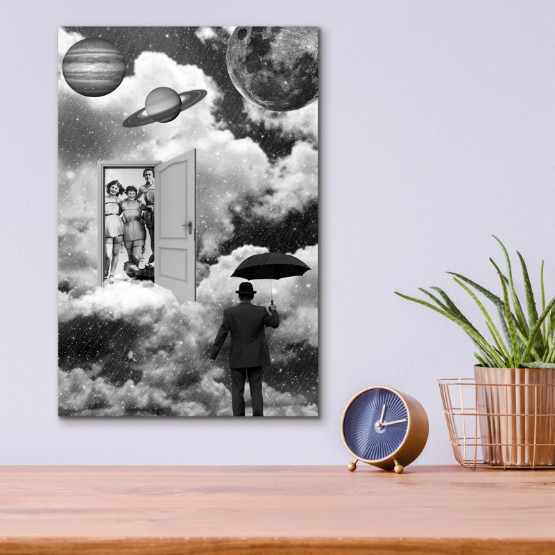 «Heaven's Door» par Elo Marc, art mural en verre acrylique, H 16 po x l 12 po x P 0,13 po