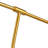 Cossie 61'' Gold Swing Arm Floor Lamp Set