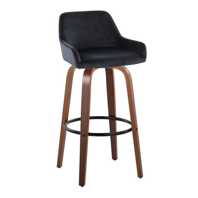 Contemporary Fixed-Height Barstool
